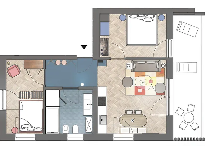 Rosa Unterschöberlehof - Anna Apartment Meran